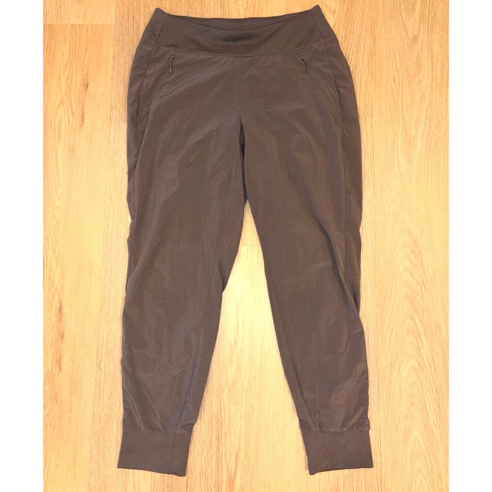 Athleta lightweight gray jogger stretch travel material womens size 6P